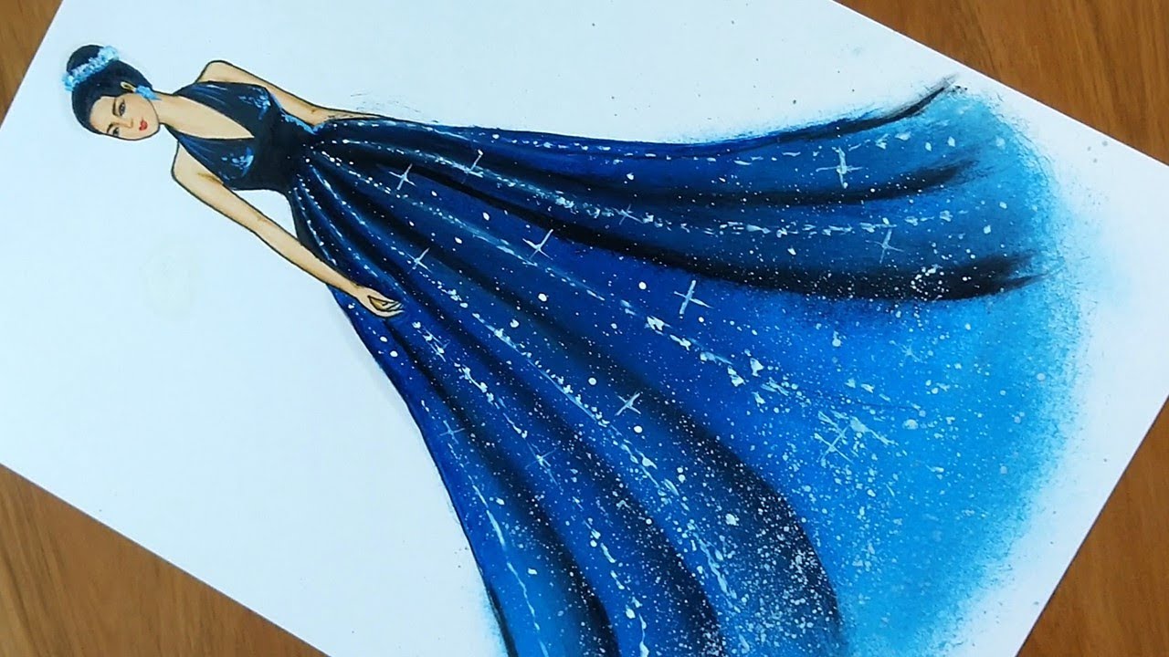 Fashion Illustration Painting | Easy drawing for beginners