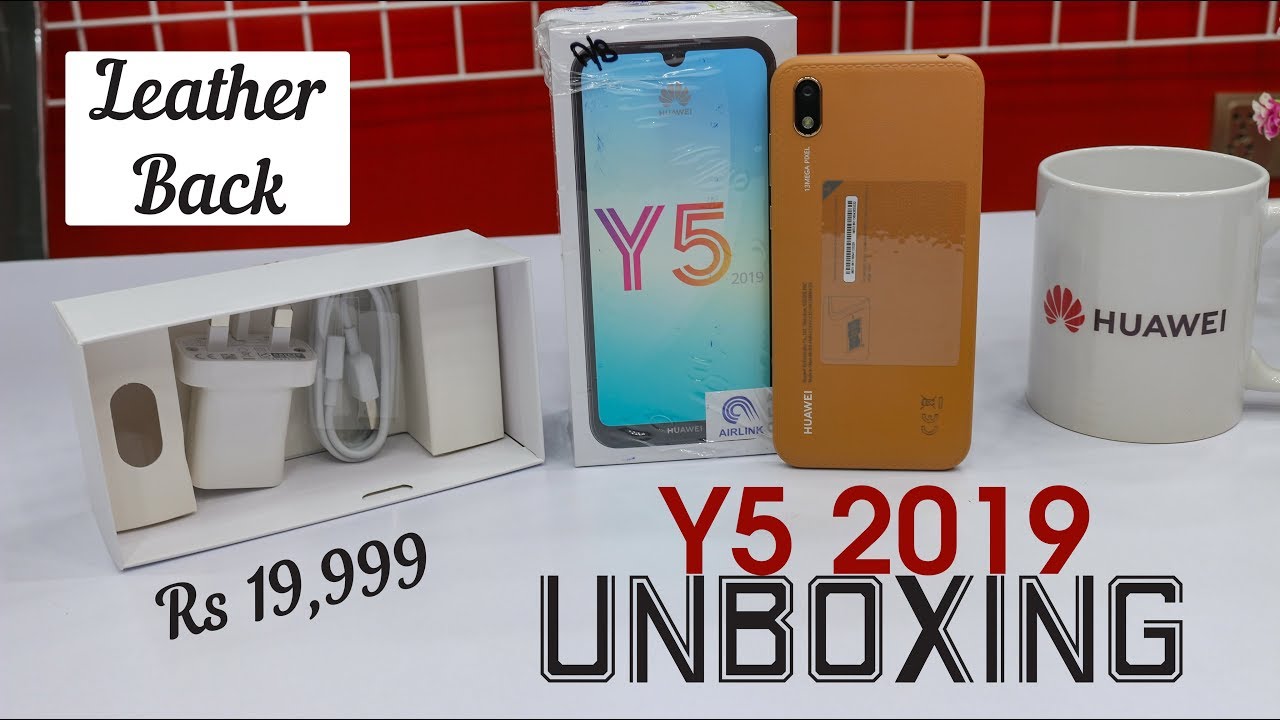 Huawei Y5 2019 Unboxing in Pakistan | 2GB/32GB | Rs. 19,999 | Leather Back