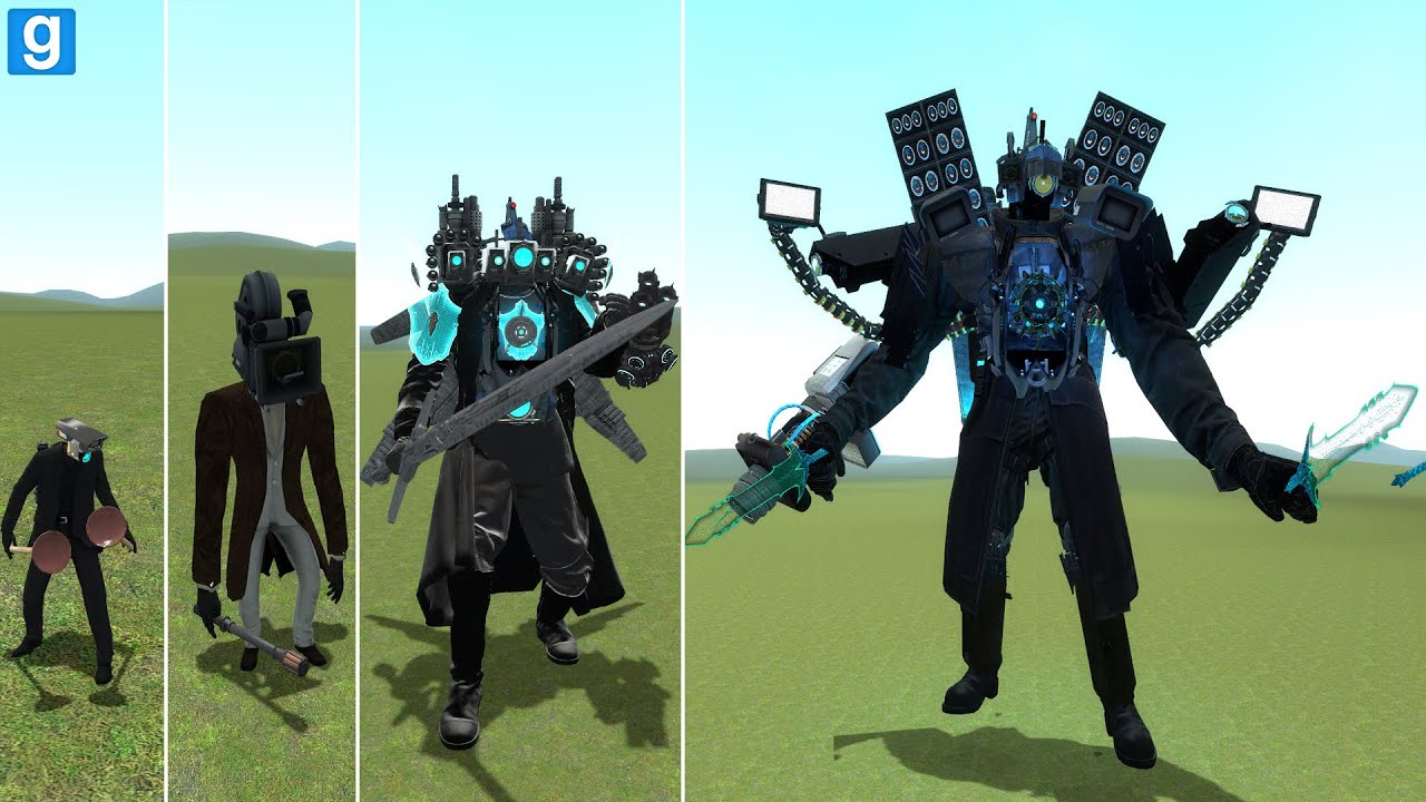 Gmod - Quá khứ của Super Titan Cameraman Kiếm Sĩ tối thượng | GHTG