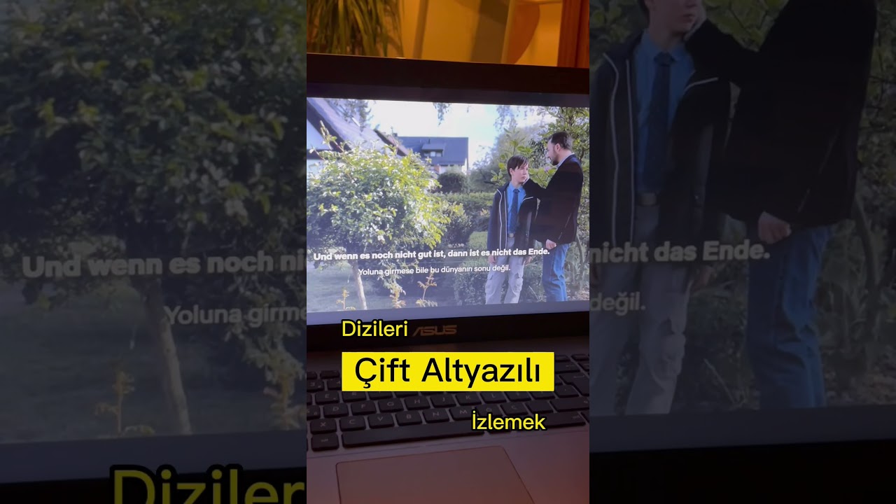 &Ccedil;ift Altyazılı Dizi-Film İzlemek #almanca&ouml;ğren #ingilizce
