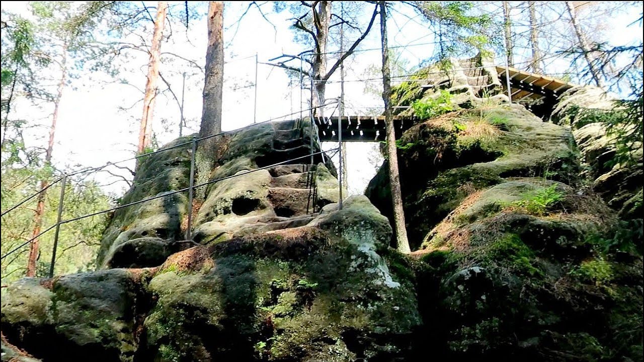 Der Felsensteig im Khaatal/ Böhmische Schweiz/ Kyjovská skalní stezka