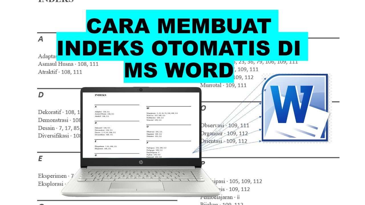 Cara Membuat Indeks Otomatis di Ms Word
