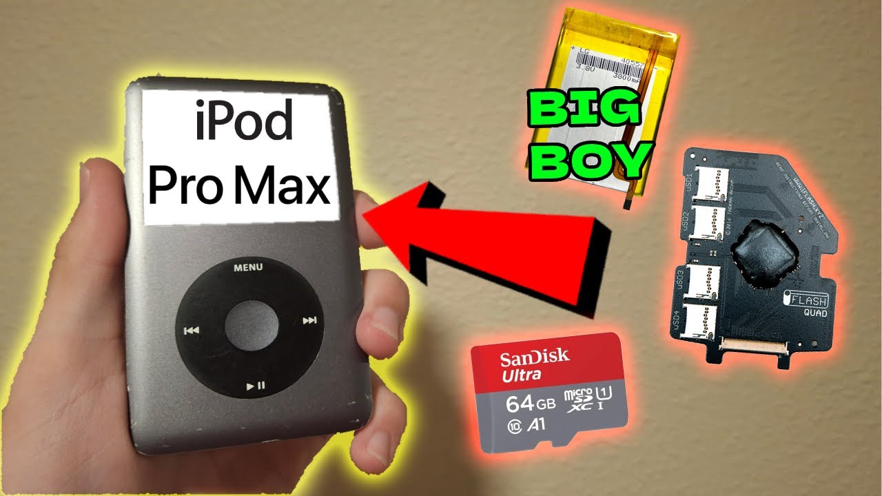 Building the IPOD PRO MAX / Modding an iPod Classic #iPod