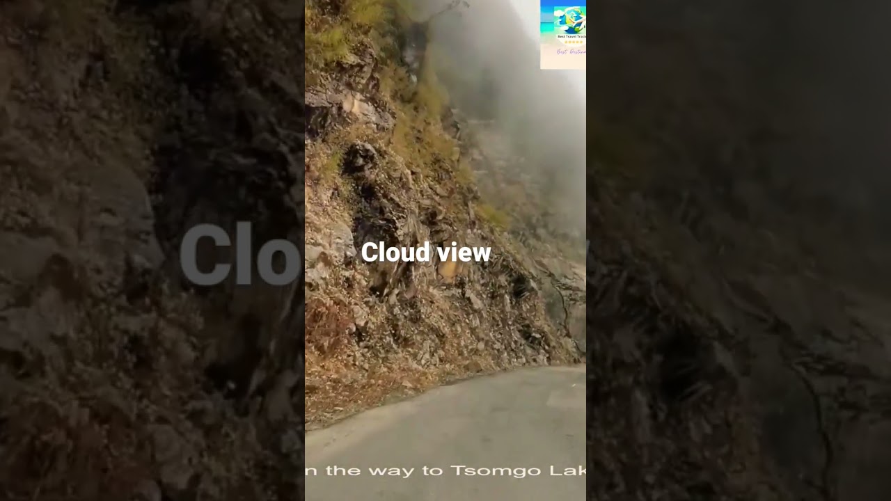On the way to Tsomgo lake Sikkim #eastsikkim #roadtrip #tsomgolake #travel #Besttraveltracking