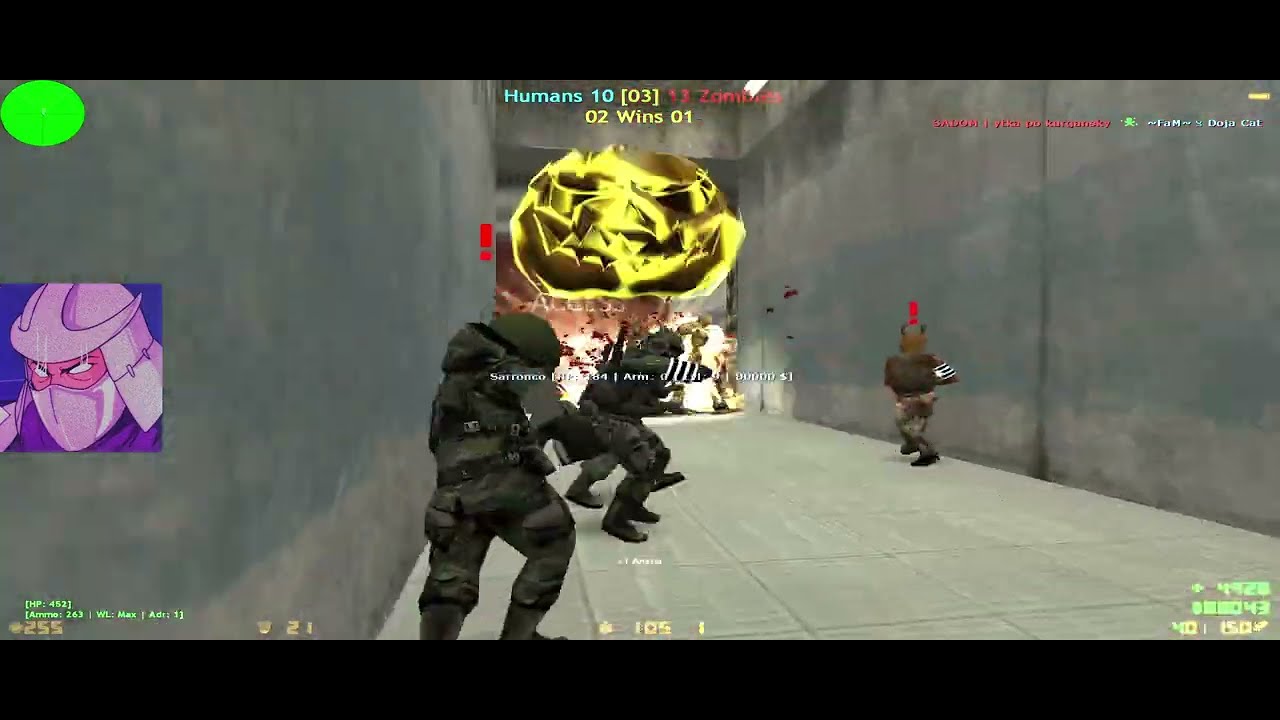 SISA ZOMBIE+CSO MOD #3 | Aaahh! monster