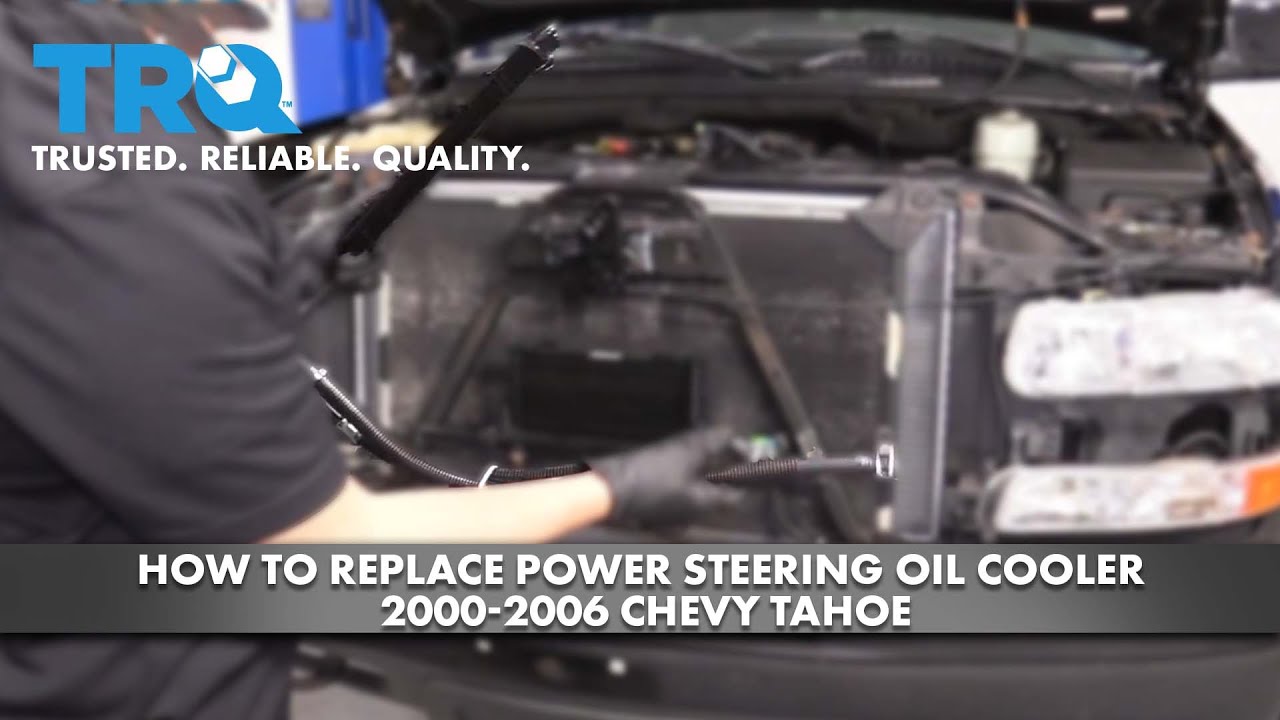 How To Replace Power Steering Oil Cooler 2000-2006 Chevy Tahoe