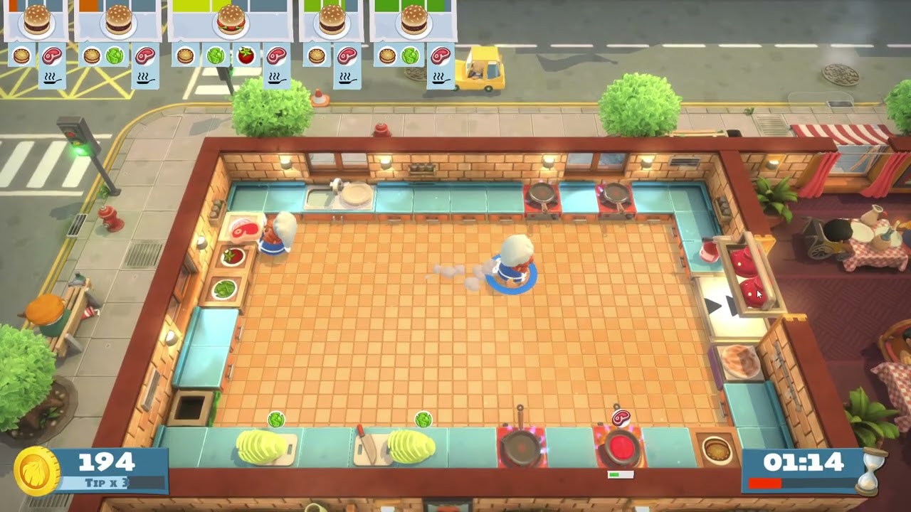 Yaaah Jalannya Kebelah. Hiks. 1-6 Overcooked All You Can Eat