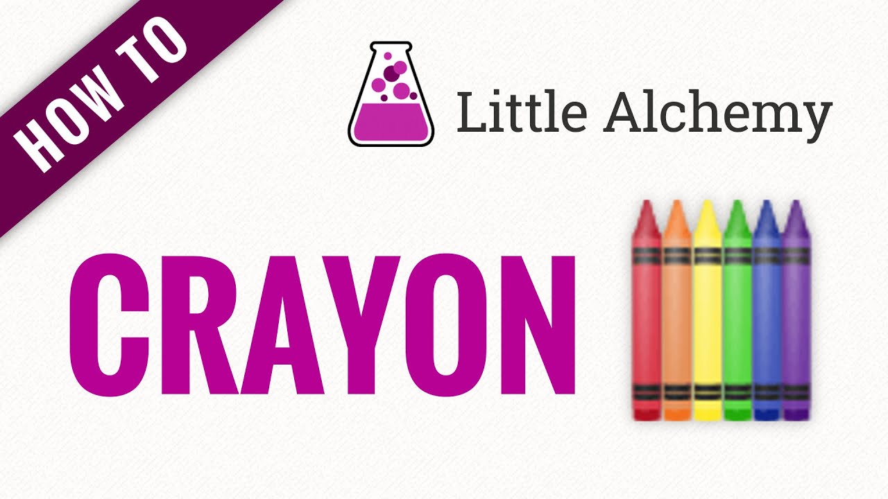 How to make CRAYON in Little Alchemy