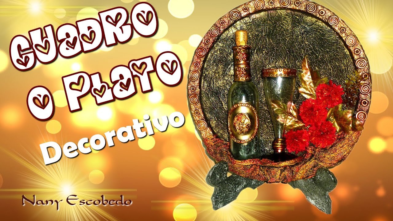 CUADRO O PLATO DECORATIVO (NANY ESCOBEDO COLABORATIVOS)