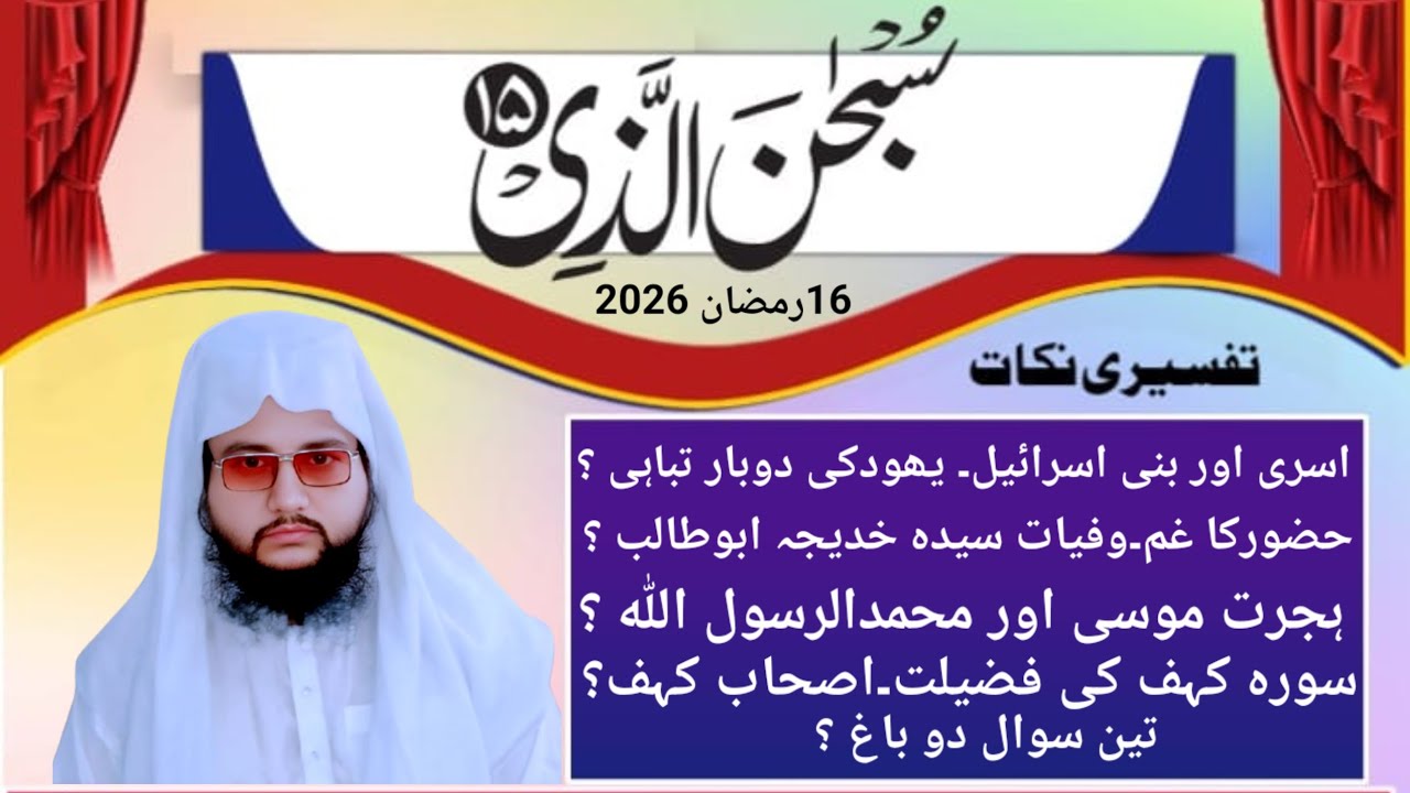 15Paray Ka Khulasa| 15پارے کا خلاصہ | by mufti mujahid | تفسیری نکات| مجاھدالحق | رمضان |