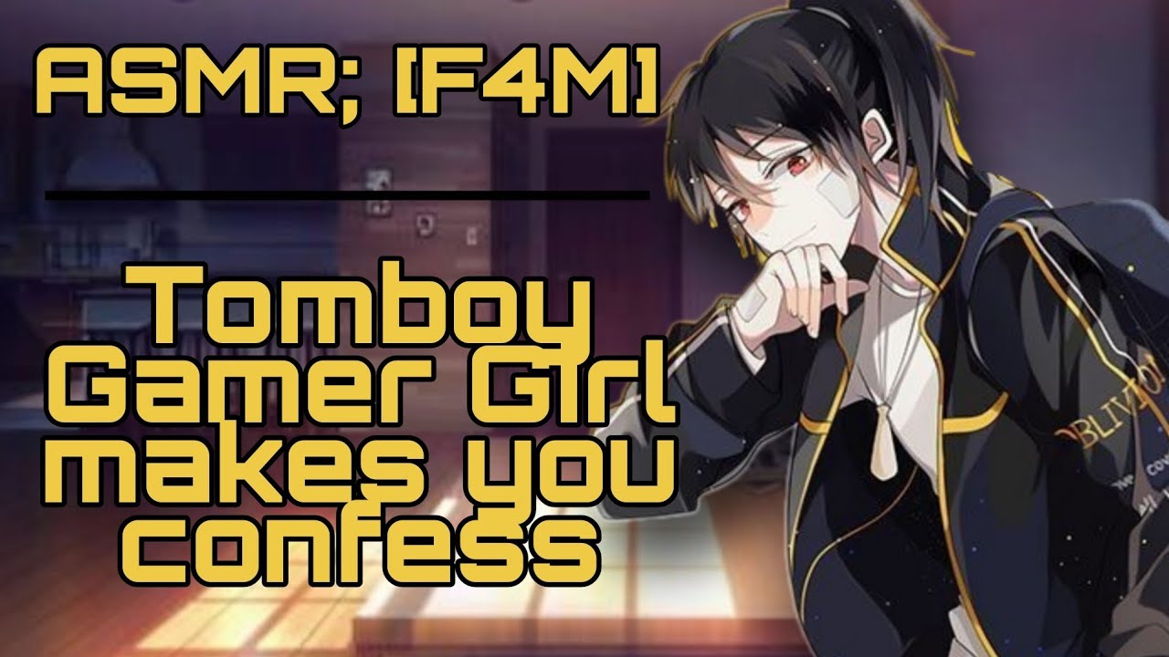 ASMR; [F4M] | Tomboy Gamer Girl makes you confess | [First Kiss][Friends2Lovers]