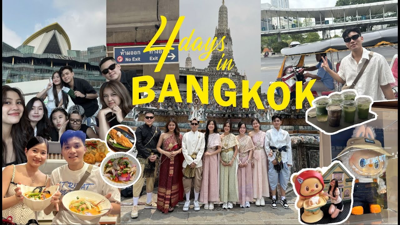 bangkok trip vlog✨ 4 ngày thử hết các món hot trend ở Bangkok! 😋