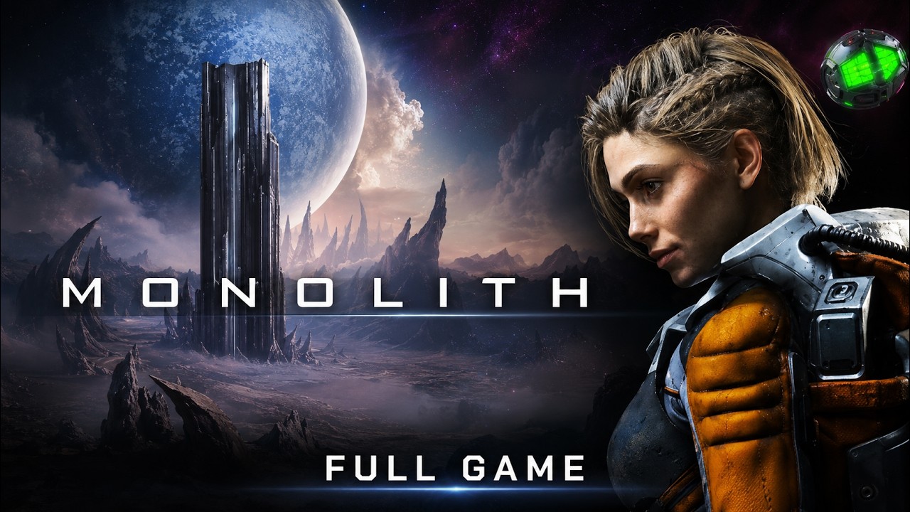 Monolith Full Game Walkthrough - Sci-Fi Horror Gameplay & Ending PC
