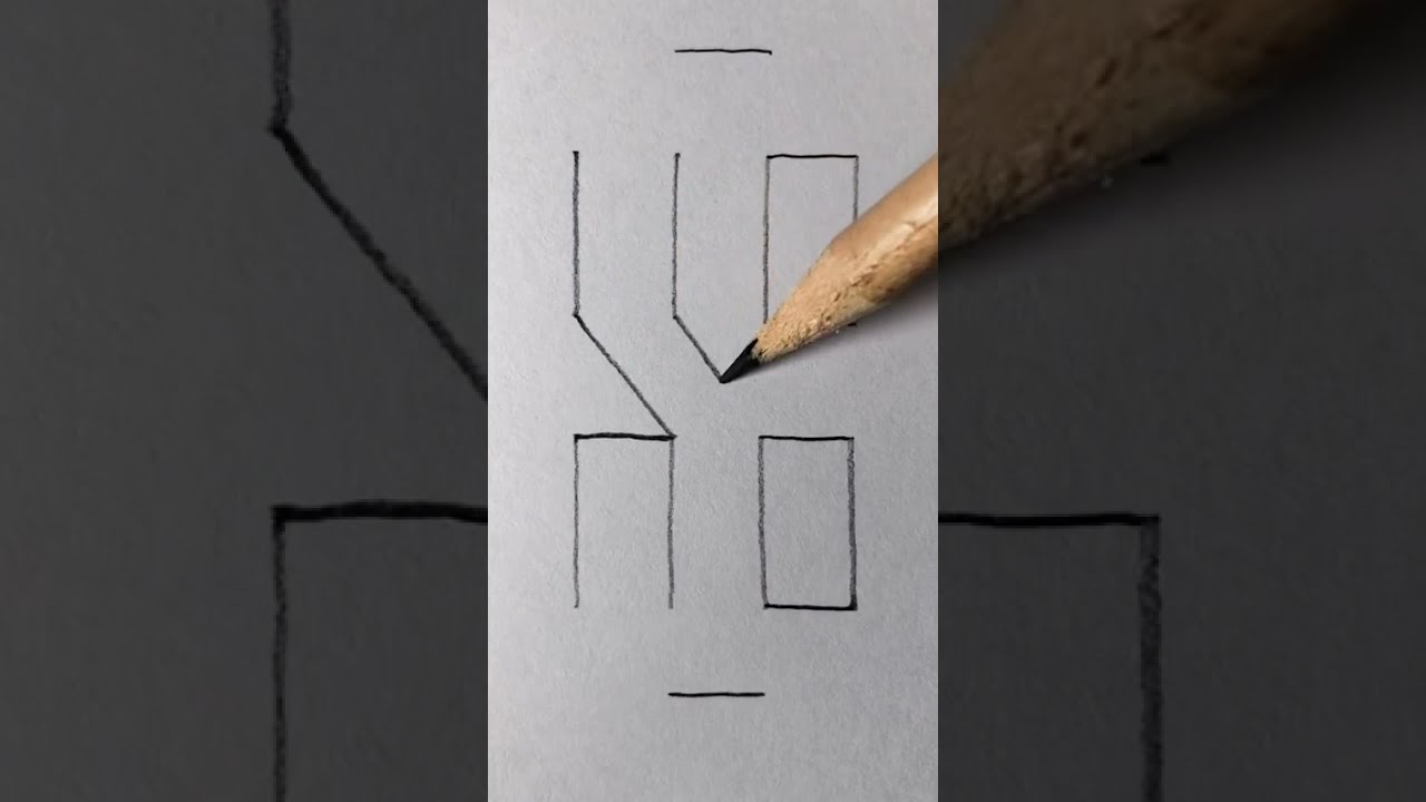 Desenho f&aacute;cil efeito 3D