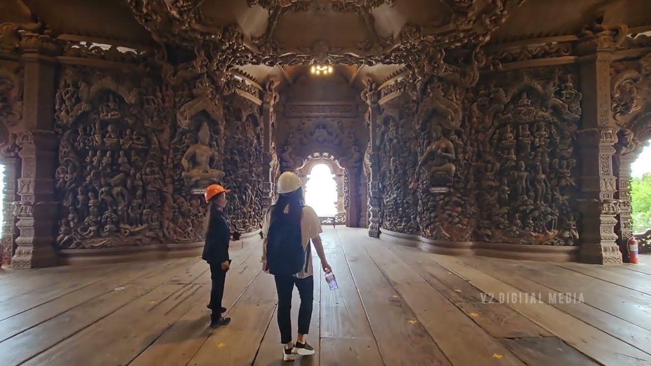 Iconic Handmade Wooden Temple | Sanctuary of Truth | Pattaya, Thailand #temple #thailand #handmade