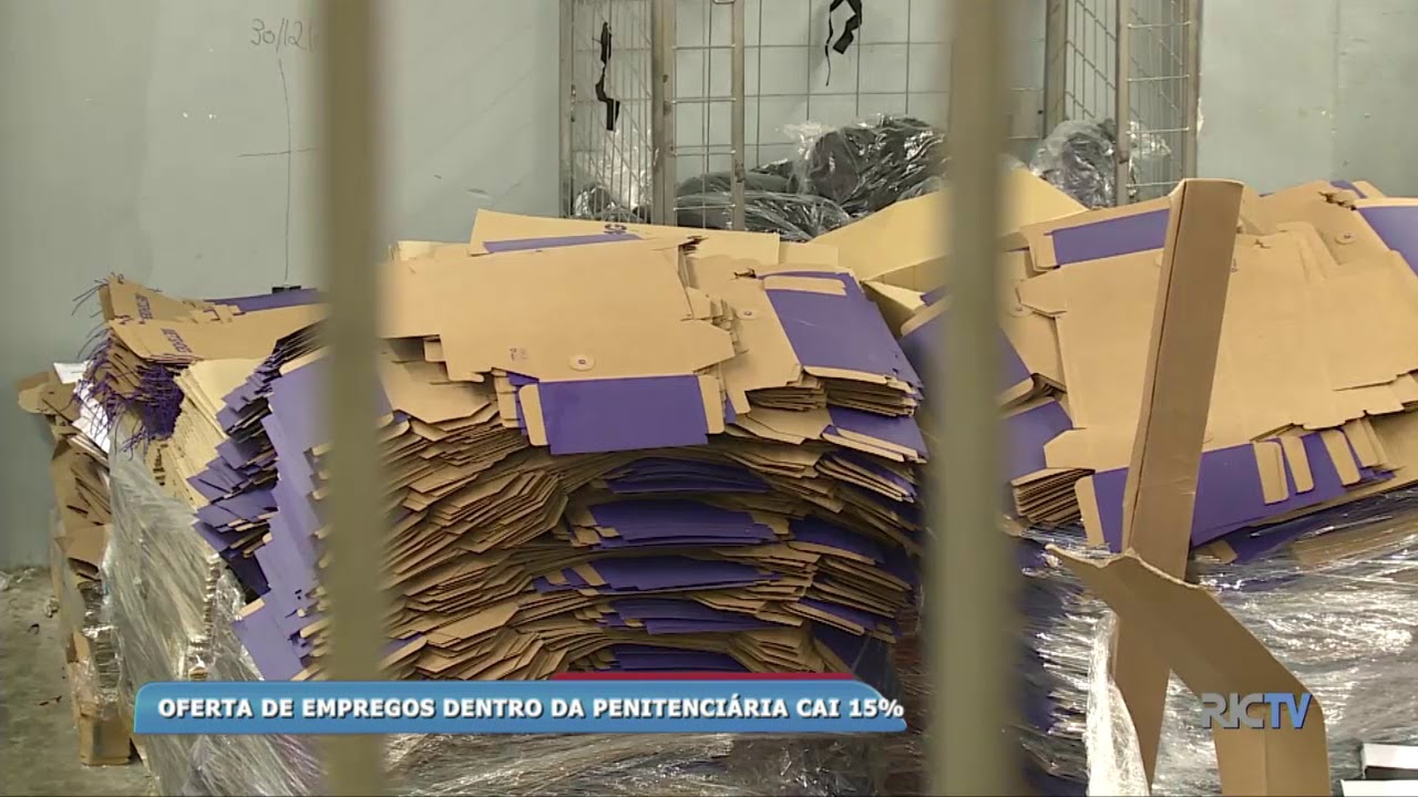 Oferta de empregos dentro da penitenciária de Itajaí cai 15%