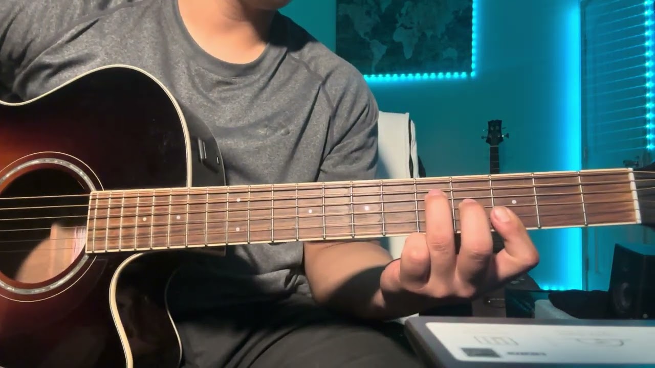 UNA BALA - MILO J x (Feat) PESO PLUMA tutorial (guitarra acordes)