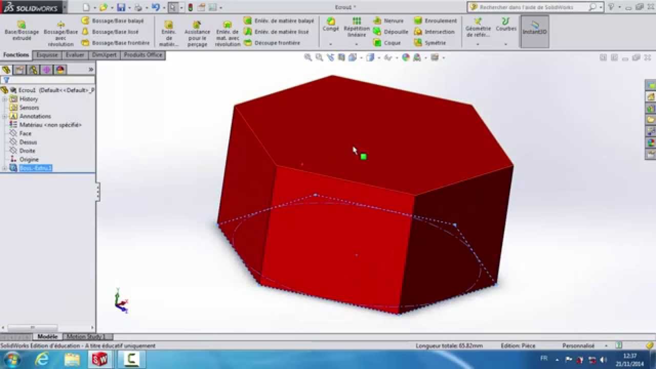 #5 Création de Solide sur Solidworks 2014