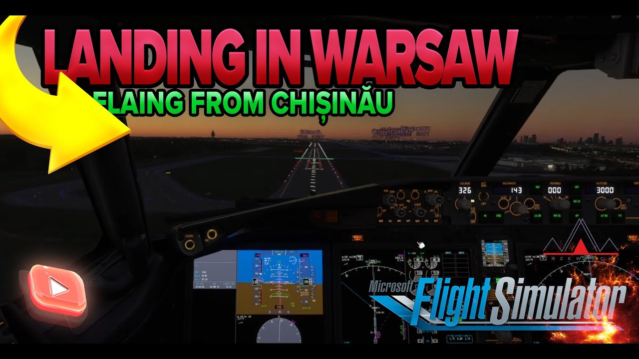 ✈️Landing in Warsaw Chopin ( EPWA )✈️ | iFly 737 MAX 8