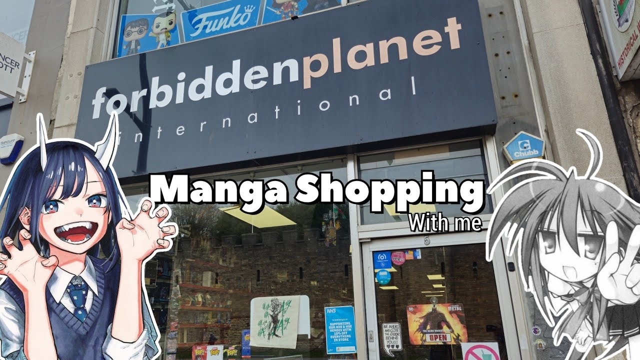 Forbidden Planet manga shopping with me + whsmiths and Waterstone haul