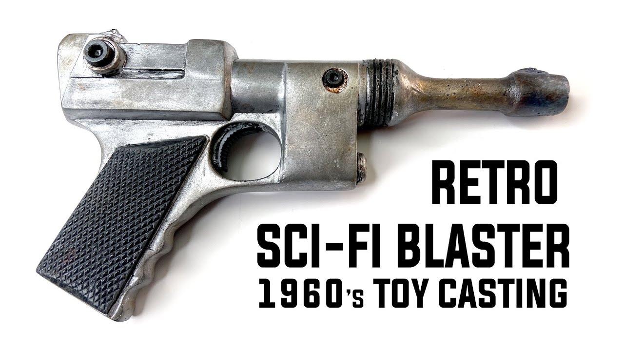 Custom Retro Sci-Fi Blaster Build from a Rare 1960s Toy Casting