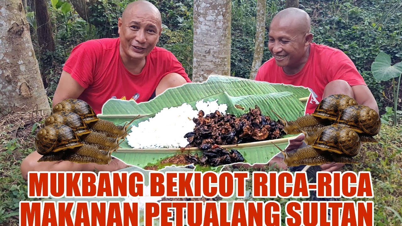 Pedes e poll Luur, Mukbang Rica Rica Bekicot, Mantab !!!