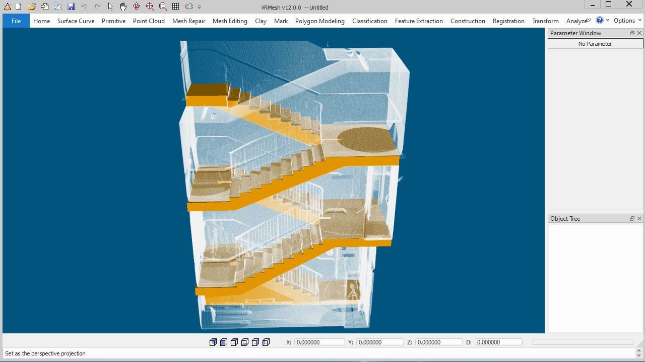 Stair Modeling on Point Clouds
