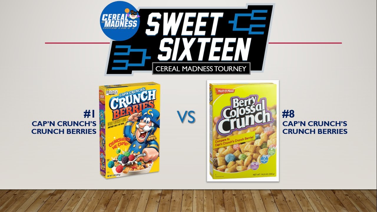 CEREAL MADNESS | Crunch Berries vs. Berry Colossal Crunch (Sweet 16) update* VOTING CLOSED 🚫