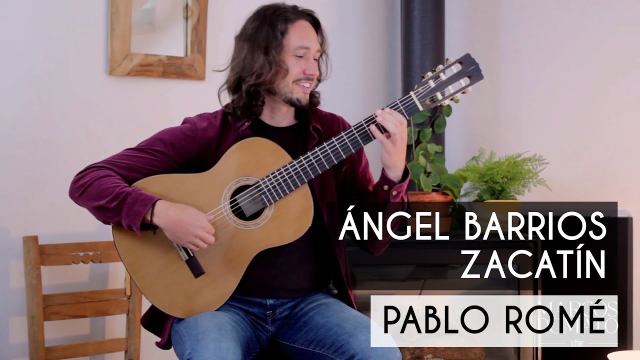 Pablo Romé plays plays Zacatín. Ángel Barrios on a 2025 Marcos Domato classical guitar