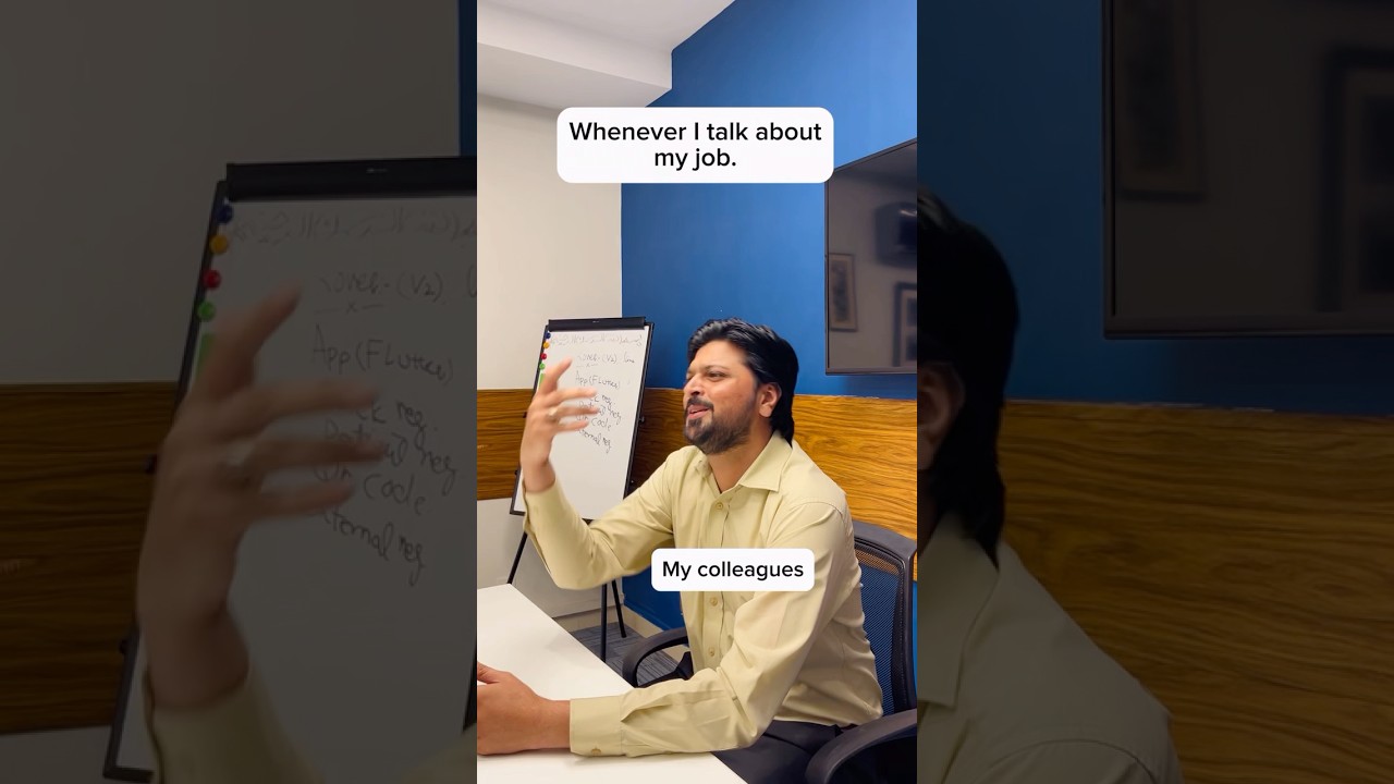 Whenever we talk about our job colleagues be like #officeexpert #officerules #officeteam #officetips