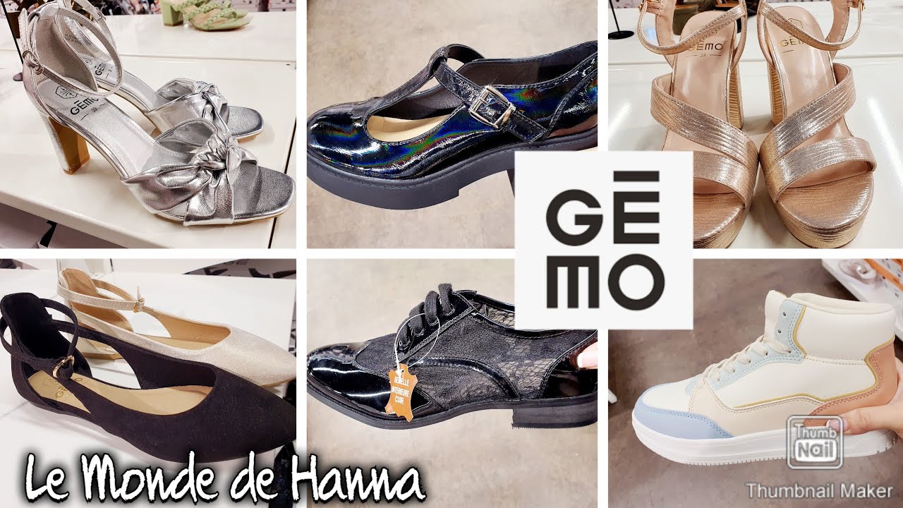 GÉMO ARRIVAGE 08-03 CHAUSSURES NOUVELLE COLLECTION FEMME 🚺