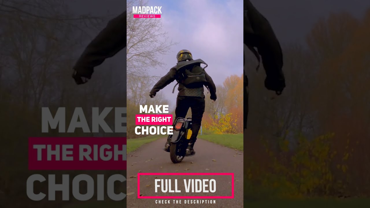Size matters on your Electric Unicycle