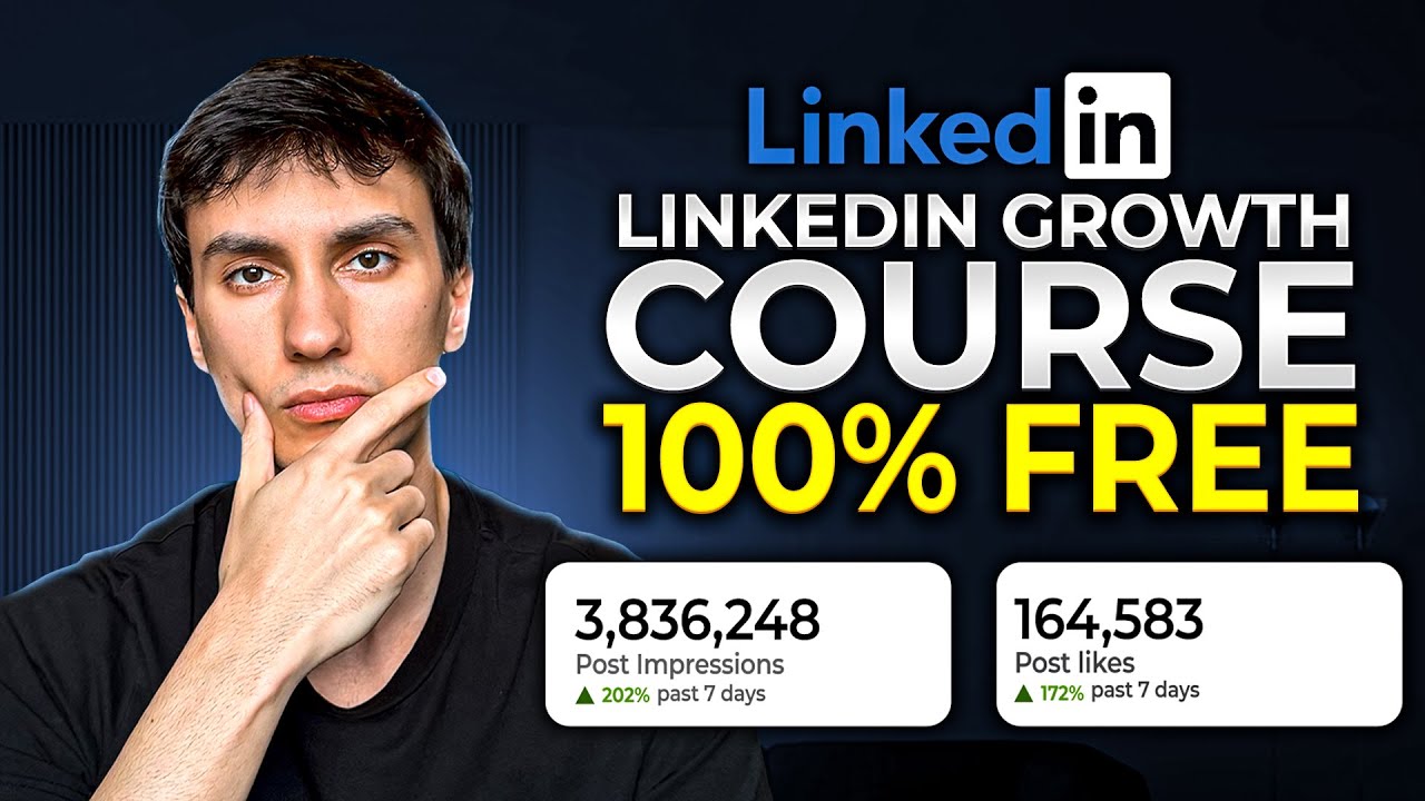 How to ACTUALLY Grow On LinkedIn In 2026 (FREE COURSE +1 HOUR)