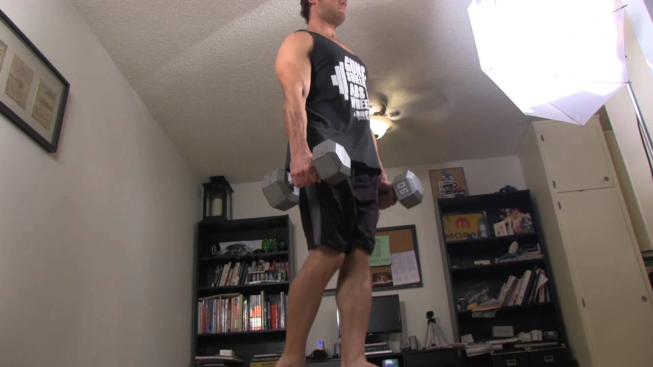 Home Legs Workout Routine - Dumbbell Exercises