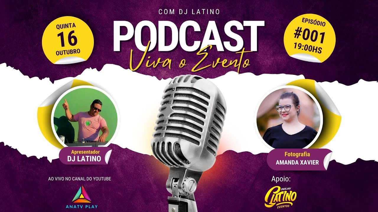 VIVA O EVENTO PODCAST - DJ LATINO - Amanda Xavier (fotografia) - EP #001