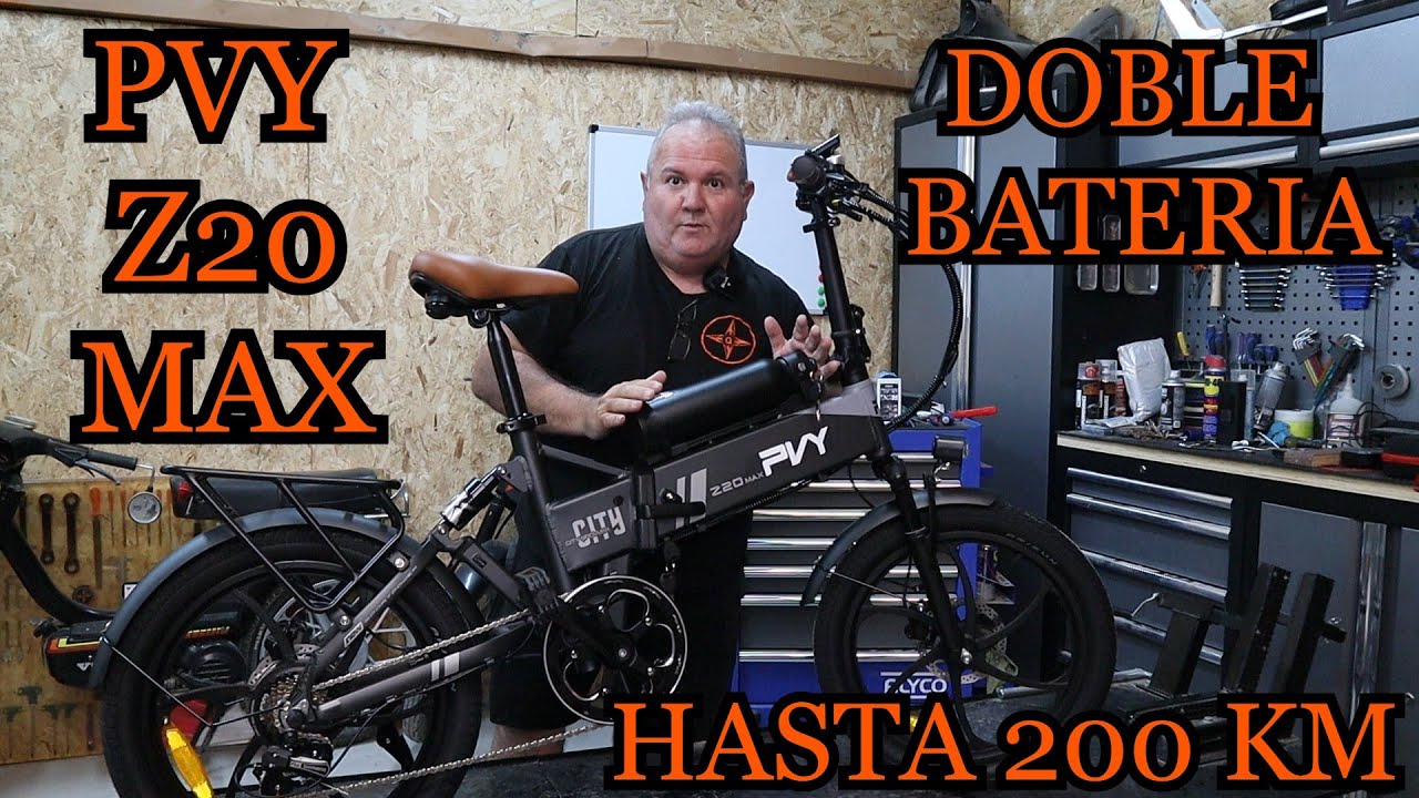 PVY Z20 MAX / LA NuEvA BICICLETA ELECTRICA CON DOBLE BATERIA Y 200 KM DE AUTONOMIA  / GINESSOT