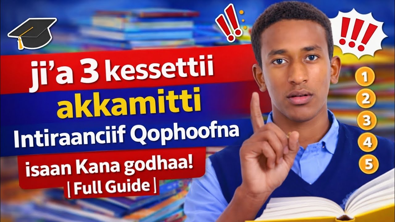 Akkamittan Ji'a saditti (3)tti qophoofna | Ji'a 3n kana haala kanaan fayyadamaa || full Guide 