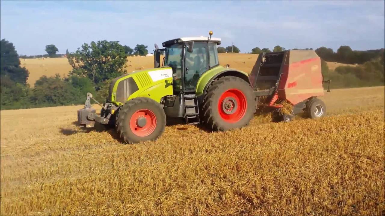Pressage de Paille 2016 [Claas Axion 810 & Vicon RV 1601
