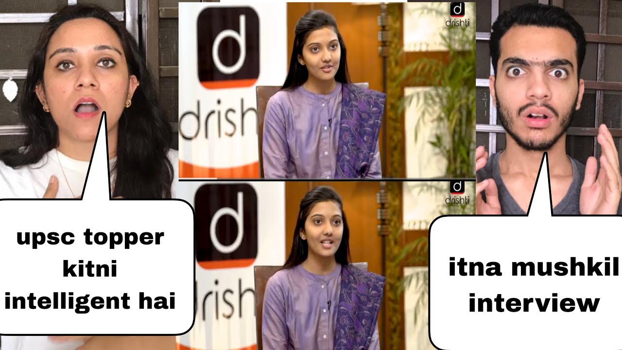 UPSC Topper Mock Interview, Srushti Jayant Deshmukh (Rank 5, CSE) |Pakistani Reaction