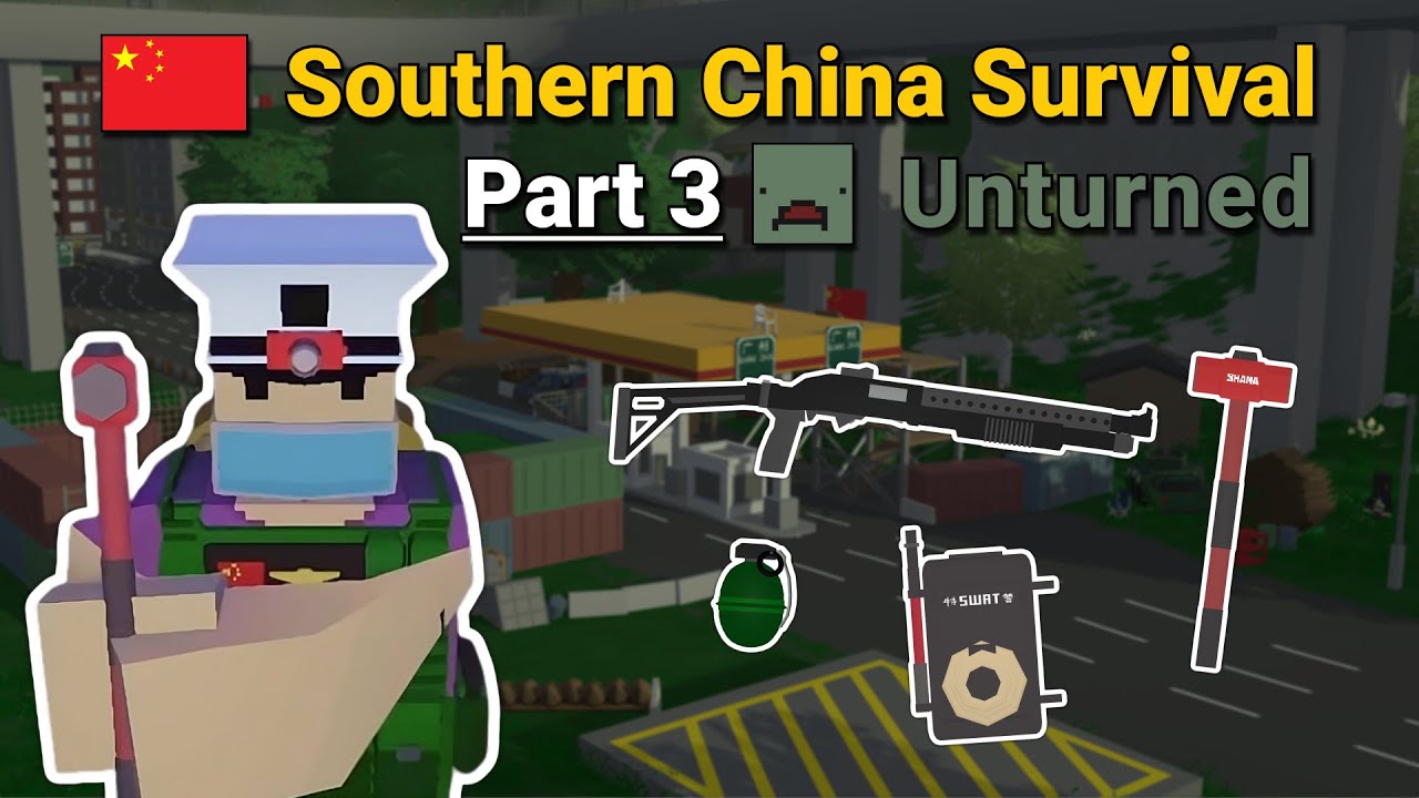 Southern China Survival in Unturned (Part 3) - Starting Quests at Guangzhou