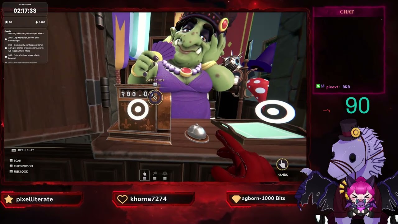 Wermathon day: 6, Goblin cleanup with Pixe and the end of wermathon
