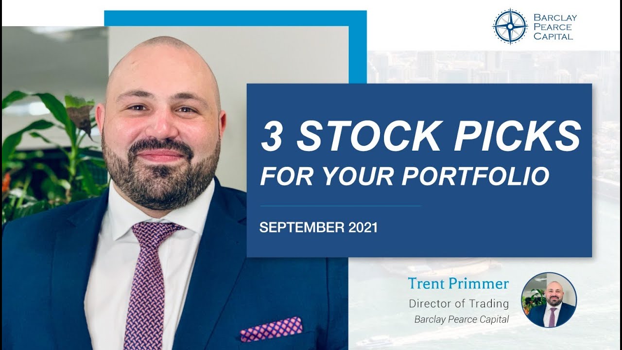 Top 3 ASX Stock Picks - September 2021 with Trent Primmer