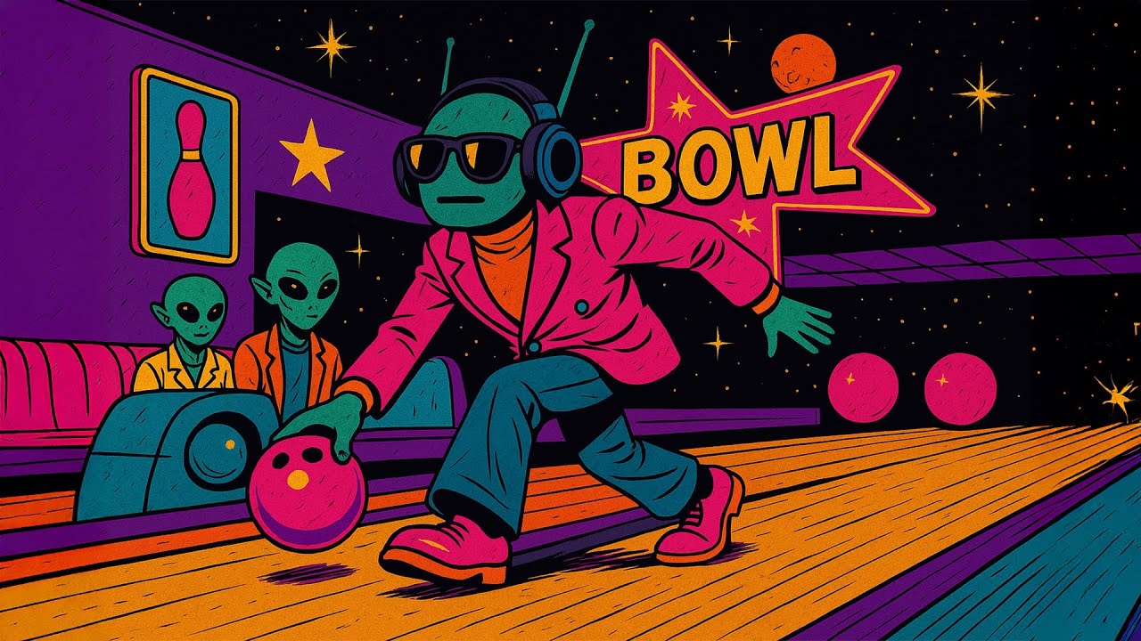 Galactic Groove Bowl | Retro Funk Beats for Cosmic