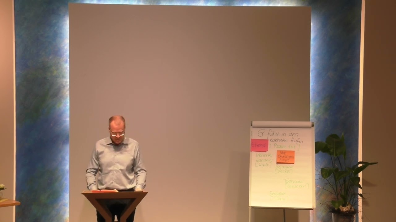 01.02.2026 | Er führt sie in den ersehnten Hafen | Psalm 107,4-32 | Hanniel Strebel