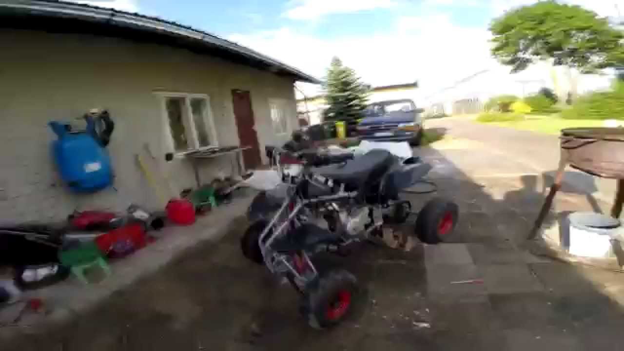 China 110cc atv without exhaust ride