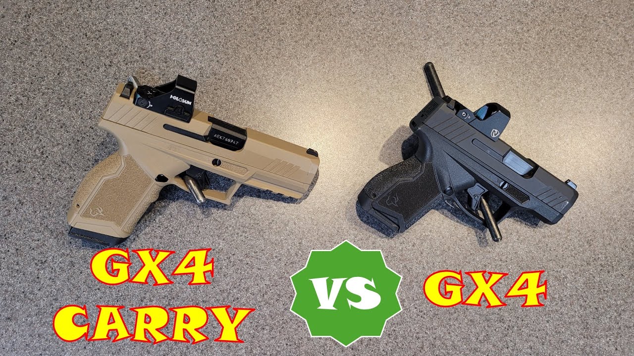 Taurus GX4 Carry VS GX4