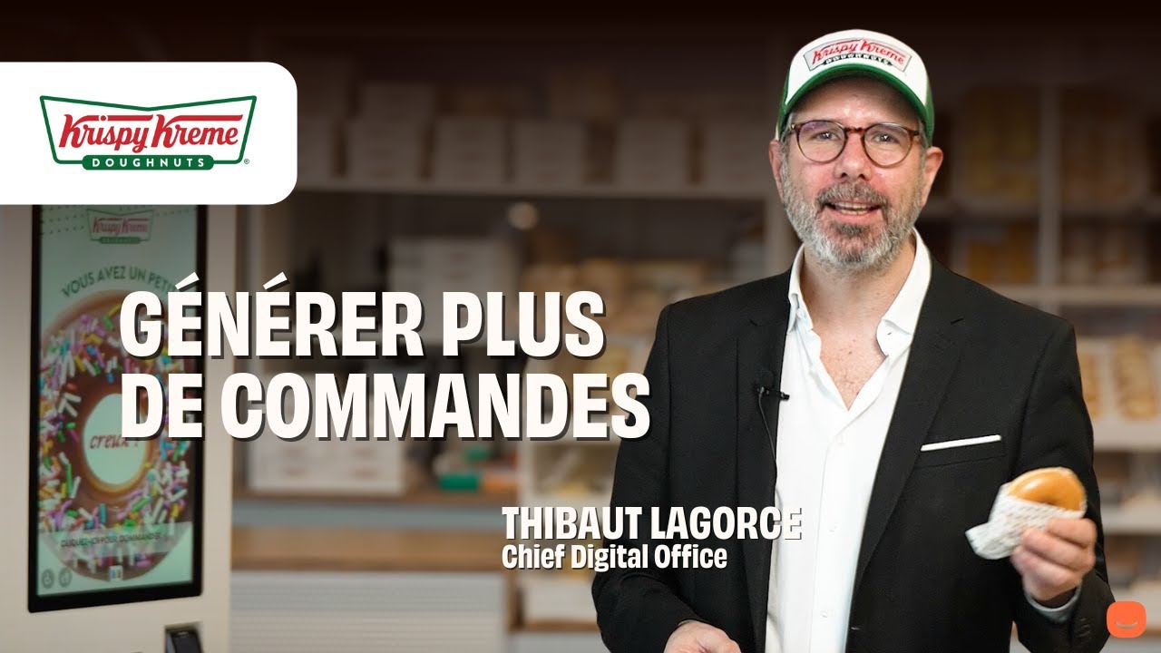 Solution Obypay de prise de commande sur borne de commande chez Krispy Kreme : témoignage client