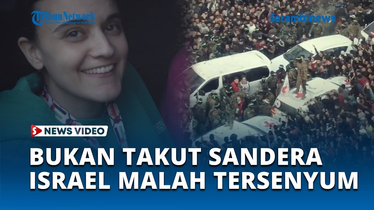 Hamas Lepas Tiga Sandera Fase Pertama, Senyum Bahagia Kepada Brigade Al Qassam