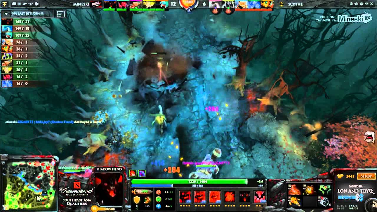 TI4 | DOTA2 | SEA QUALIFIERS | GIGABYTE.MINESKI[PH] vs SCYTHE GAMING[SG]
