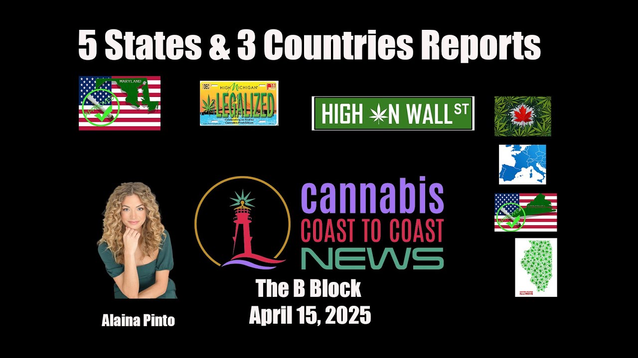 Europe, Canada & 5 state reports and High on Wall Street on Coast to Coast News with Alaina Pinto
